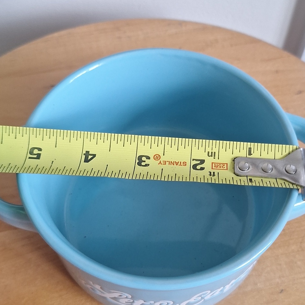 🎁Blue Ceramic Soup Bowl with Handles Free With $40 Purchase - Picture 6 of 6